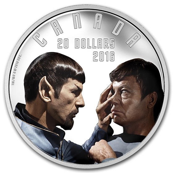 2016 Canada 1 oz Silver Proof $20 Star Trek: Mirror Mirror 2016 Canada 1 oz Silver Proof $20 Star Trek: Mirror Mirror
